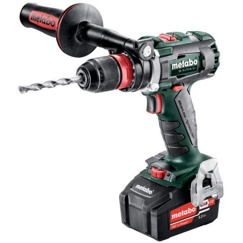1110914 Metabo BS 18 LTX BL Q I Borrskruvdragare med 5,2Ah batterier och laddare