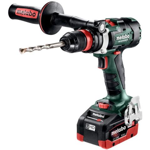 1110921 Metabo BS 18 LTX-3 BL Q I Borrskruvdragare med 5,5Ah batterier och laddare