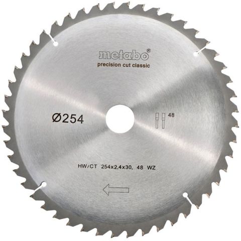 1110969 Metabo HW/CT Cirkelsågklinga 305 x 30, 56 WZ 5° NEG