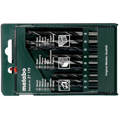 1110973 Metabo 627179000 Borrsats 9 delar