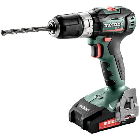 1110955 Metabo SB 18 L BL Slagborrmaskin med 2,0Ah batterier och laddare