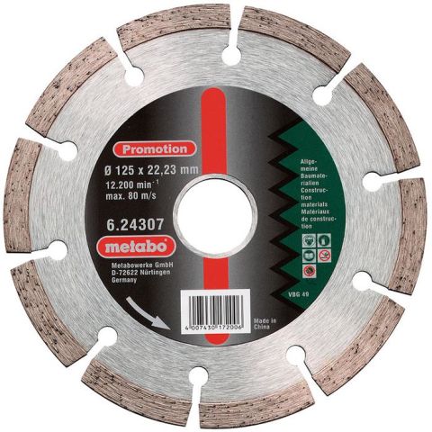 1110985 Metabo 624308000 Diamantkapskiva 150 x 22,23 mm