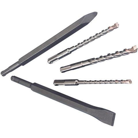 1110976 Metabo 630477000 Borr- & mejselset SDS-plus, 5 delar