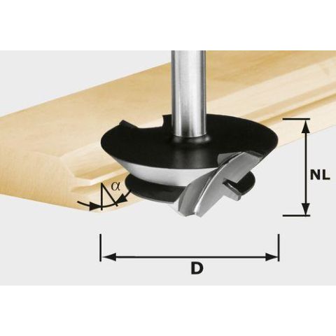 1120904 Festool HW D 64/27 S12 Limfogfräs 12mm spindel