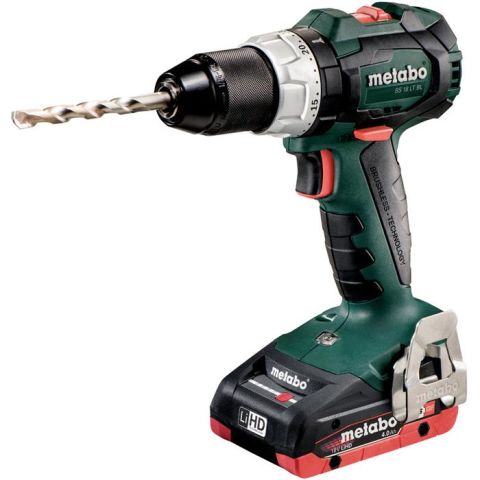 1111024 Metabo BS 18 LT BL Borrskruvdragare med batterier och laddare