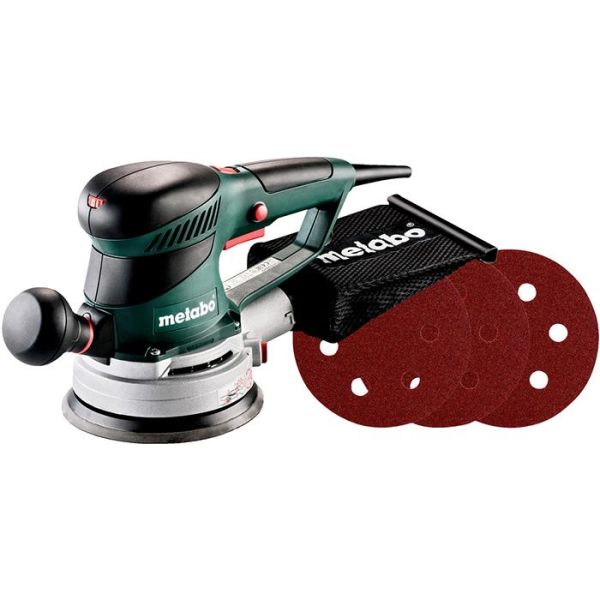 Excenterslip Metabo SXE 450 TURBOTEC med 25-pack slippapper