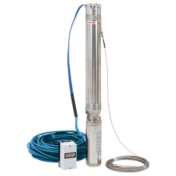 Borrhålspumppaket Wilo TWU 4-0210-C 3 x 400 V, 1.7 A