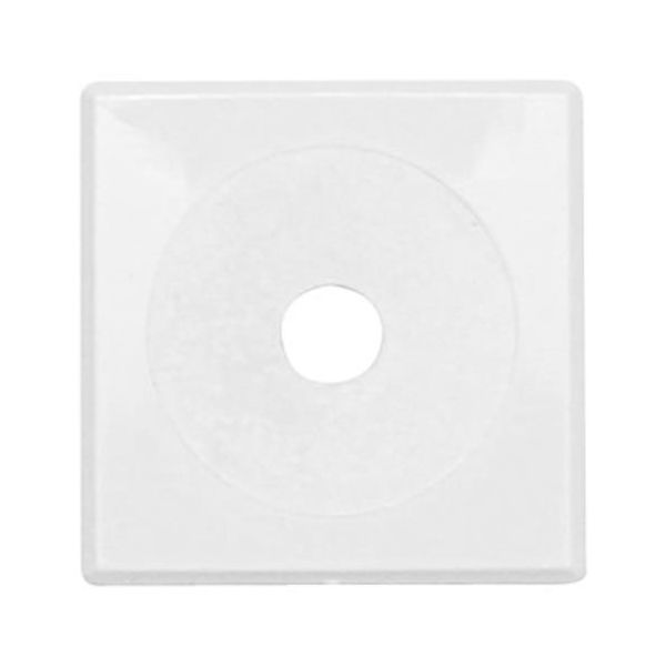 Vulkbricka Faluplast 50440 självhäftande, 12-16 mm, 10-pack Enkel, vit