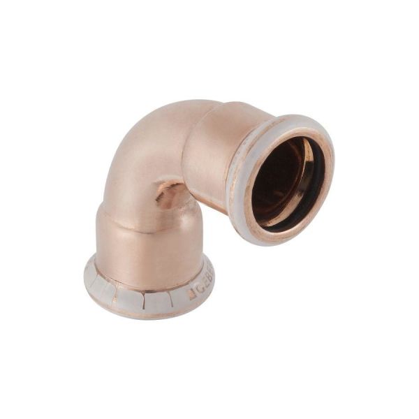 Böj Geberit 1768134V 90°, 2 muffar 22 x 22 mm