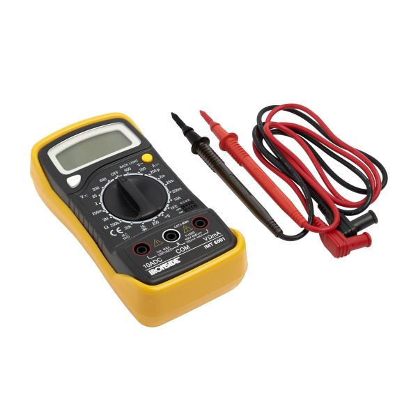 Multimeter Ironside IMT6001 med 9 V batteri