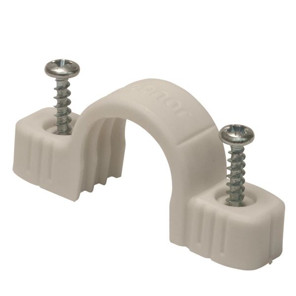 Klammer Uponor 1897937 vit Enkel 18 mm