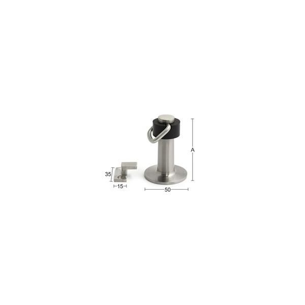 Dørholder Habo 393 rustfritt stål 100 mm