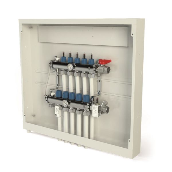 Fördelarskåp LK Systems Prefab-9 vit 9 kretsar