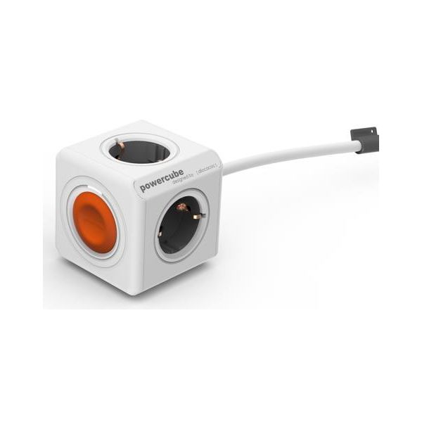 Grenuttak DesignNest PowerCube Extended 4 jordede uttak, ekskl. fjernsender