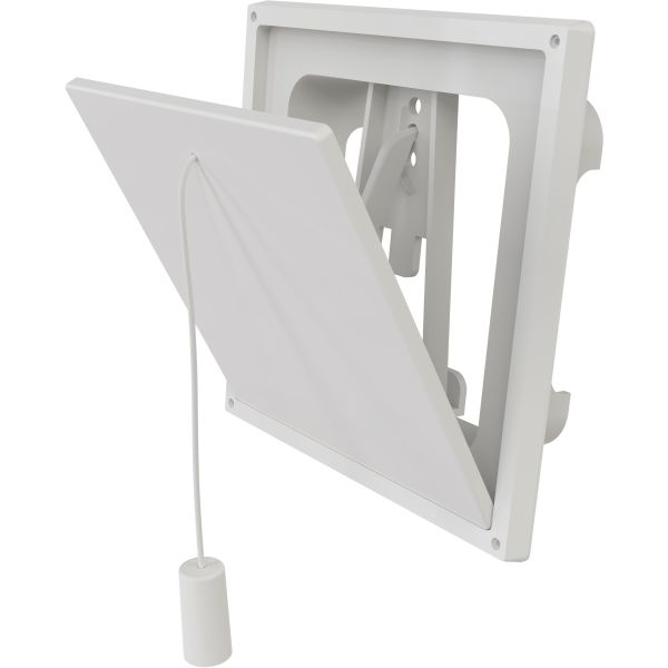 Klaffventil Flexit 02024 vit, plast 178 x 178 mm