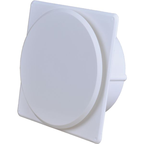 Tallriksventil Flexit 02053 med ram och karm 125 mm