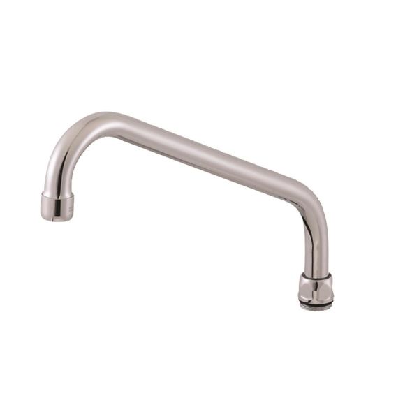 Utloppspip FM Mattsson 28806350 för köksblandare, svängbar 250 mm