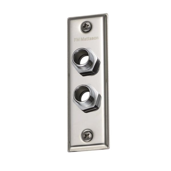 Väggbricka FM Mattsson 8530628 2-håls, 12 mm G10