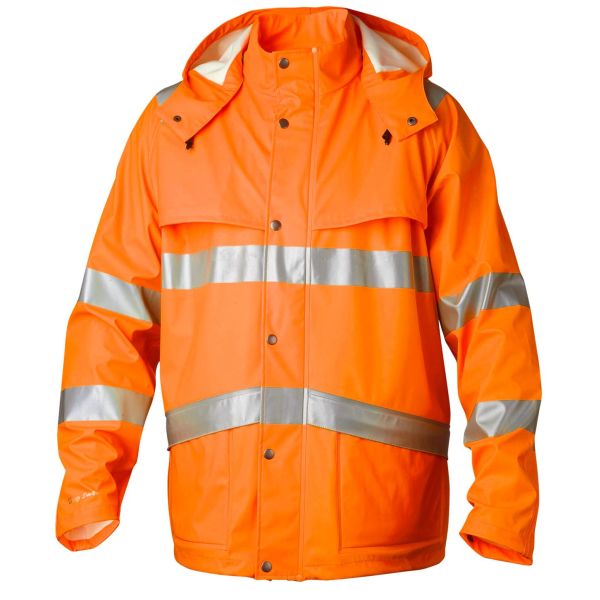 Regnrock Top Swede 9394 84 cm, varsel, orange Strl XL