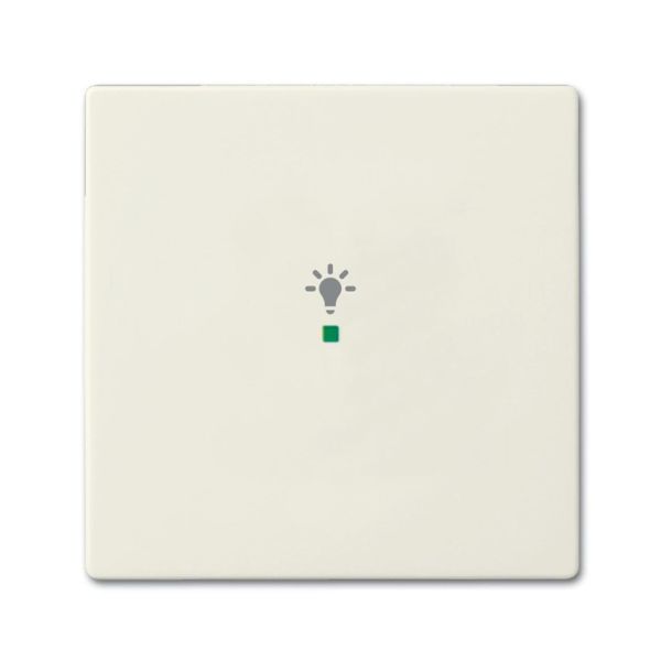 Yksiosainen vipupainike ABB Future Linear 6220-0-0585 Chalet-white