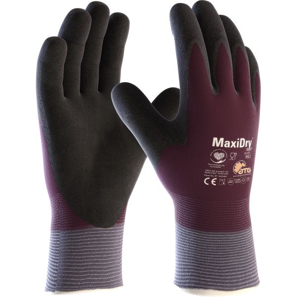 Vinterhandske ATG MaxiDry ZERO Nitril, Heldoppad Strl 7