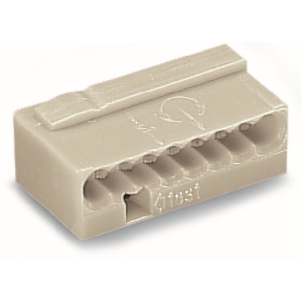Klämma Wago 243-308 7 x 10 x 18 mm, 50-pack Ljusgrå