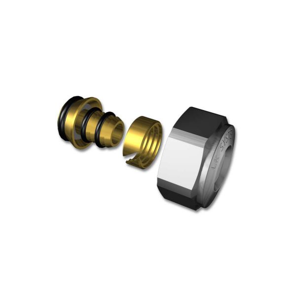 Anslutningskoppling LK Systems 2419468 till värmekretsfördelare 20 x 2,0 mm