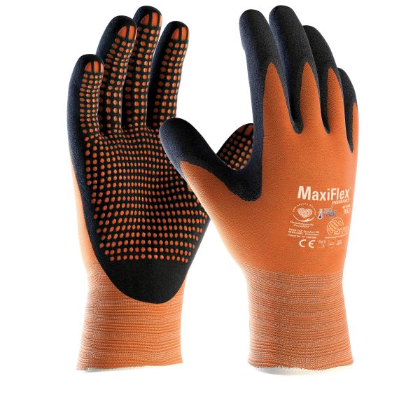 Montagehandske ATG MaxiFlex ENDURANCE 42-848 med dots Strl 8