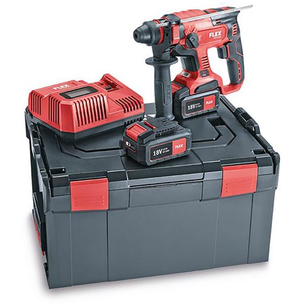Kombihammare Flex CHE18.0-EC Set med batterier och laddare