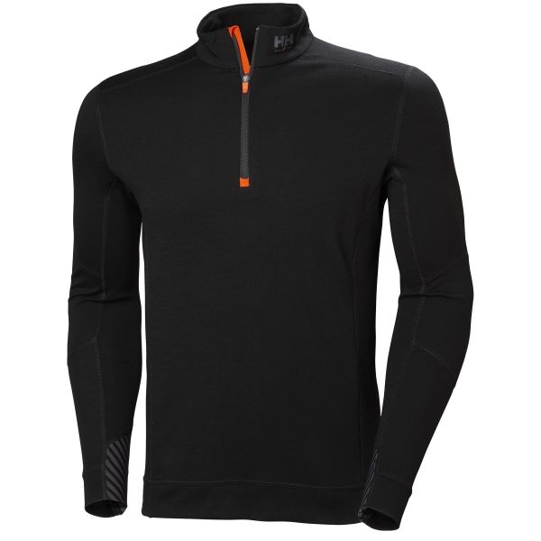 Underställströja Helly Hansen Workwear Lifa Merino svart Strl XL