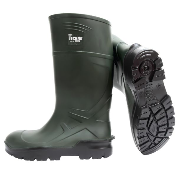 Skyddsstövel Techno Boots S5 grön, PU 37