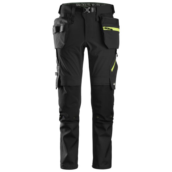 Softshellbyxa Snickers 6940 FlexiWork svart C46