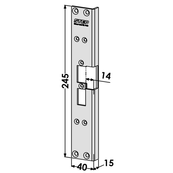 Stolpe STEP ST6526 utbyte från Connect till Modul-serien Vänster