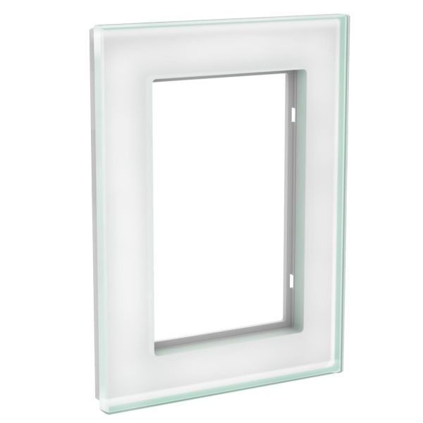 WDE004034 Schneider Electric Täckram 2vägs, glas, solid