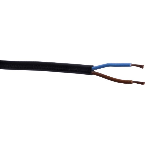 Kabel Gelia 4005100102 SKX 2x0.75, ring 5 m, svart