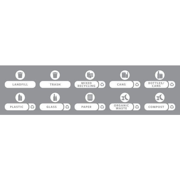 Etikett Rubbermaid 2057734