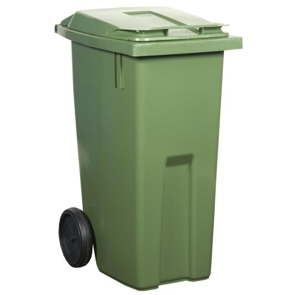 Søppeldunker PWS 8001100477 med hjul, 140 l