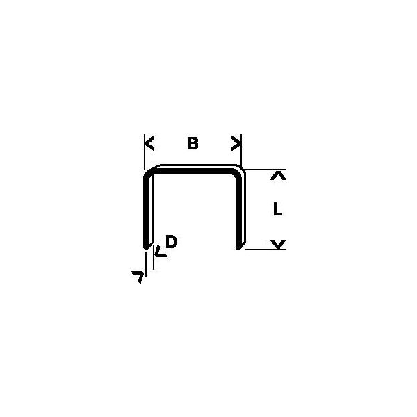 Klammer Bosch 2609200291 Typ 53, 100-pack 4 mm