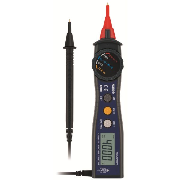 Pennmultimeter Kaise SK-6597 med lampa och display