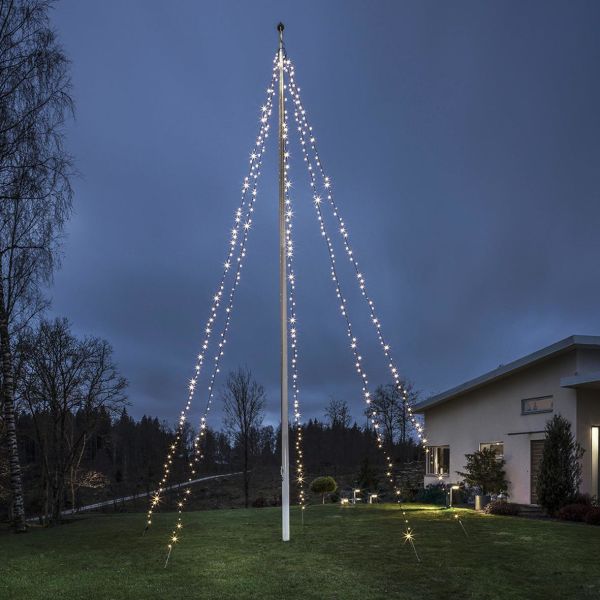 Flaggstångsslinga Konstsmide 4780-117 5x100 LED, 24V/IP44