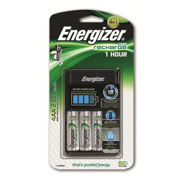 Snabbladdare Energizer Accu Recharge för AA/AAA