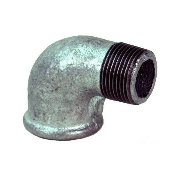 Rørvinkel Gelia 3015145022 90°, galv, adusert, inv/utv gg G15x90°