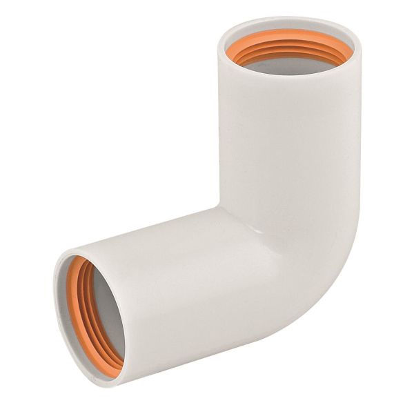 Böj Faluplast 2316114 dubbel, 90° 40 mm