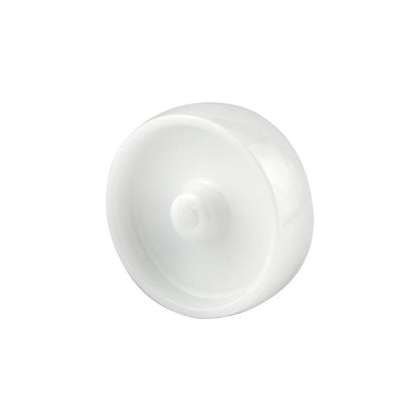 Industrihjul Tente UOO160-20 med glidelager, nylon, hvit 20 mm aksel, Ø 160 mm