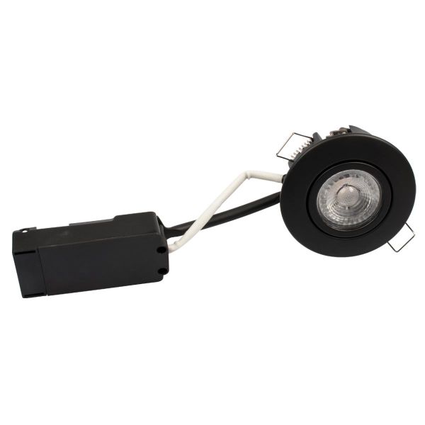 Downlight Scan Products Luna LP 3000 K, 6,2 W Matt svart