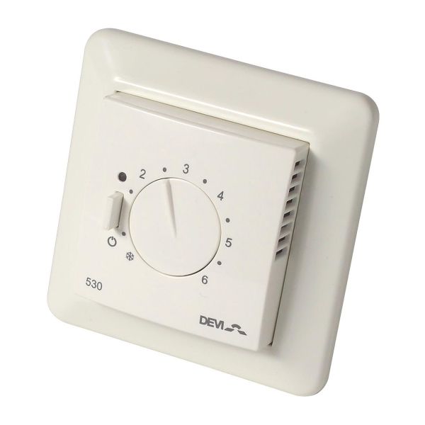 Termostat DEVI DEVIreg 530 Polarhvit