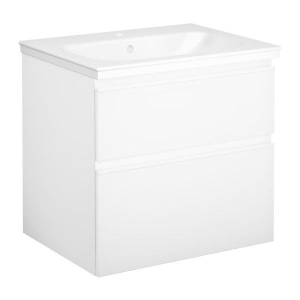 Kommodpaket Gustavsberg Artic grepplist, vit, 60 cm