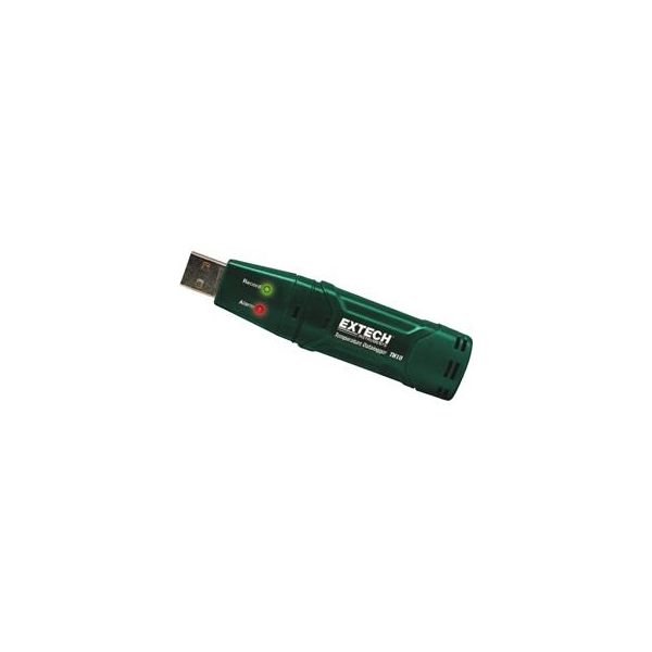 Temperaturlogger Extech TH10 med USB-kontakt