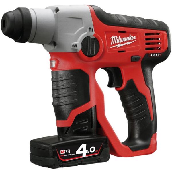 Borrhammare Milwaukee M12 H-402C med batterier och laddare