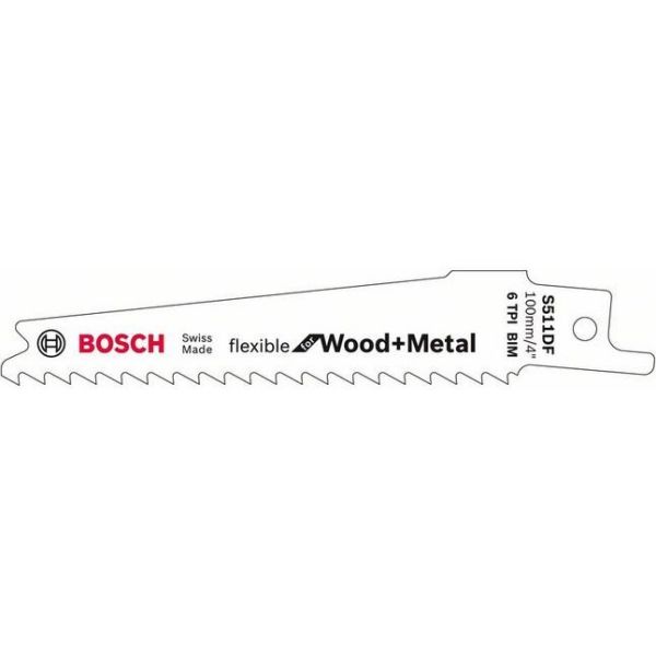 Puukkosahanterä Bosch Flexible for Wood and Metal 2 kpl:n pakkaus